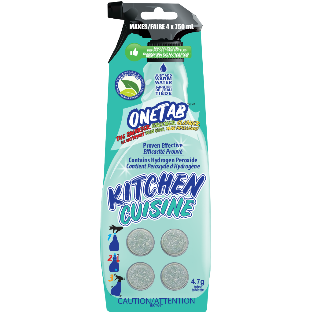 OneTab Kitchen Cleaner Tablets (4/Pack)