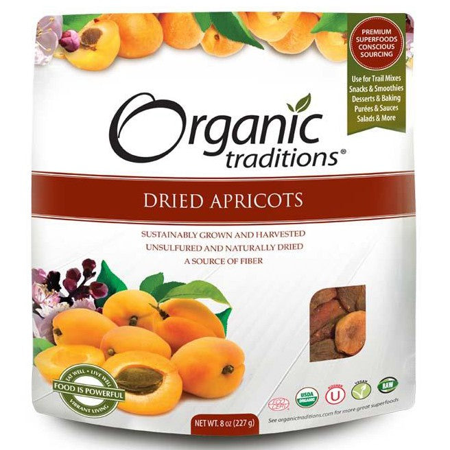Organic Traditions Dried Apricots (227g)