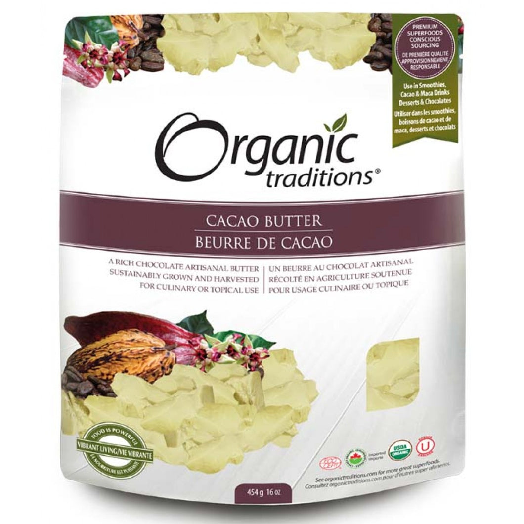Organic Traditions Cacao Butter (454g)