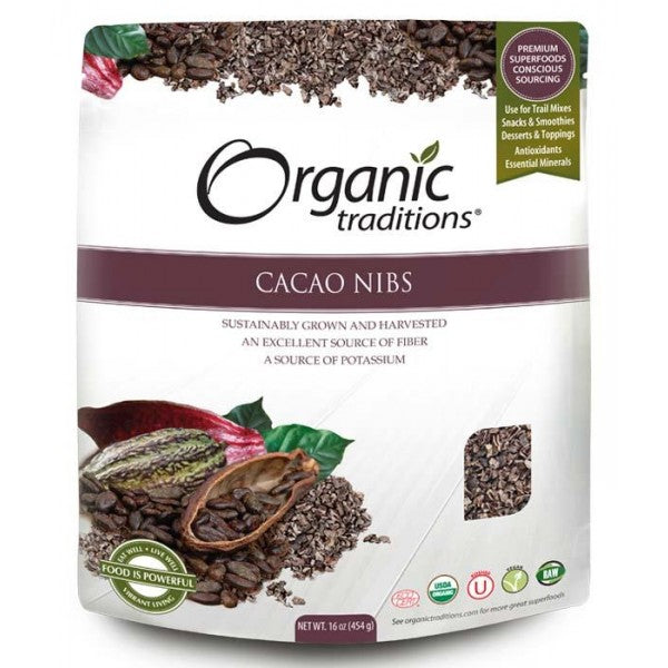 Organic Traditions Cacao Nibs (454g)