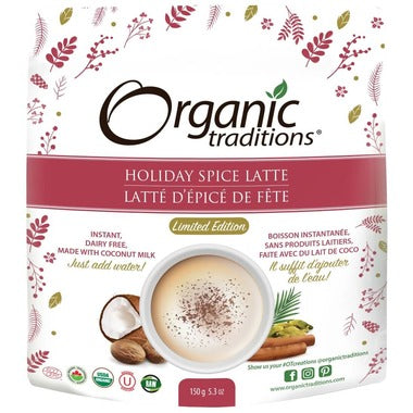 Organic Traditions Holiday Spice Latte (150g)