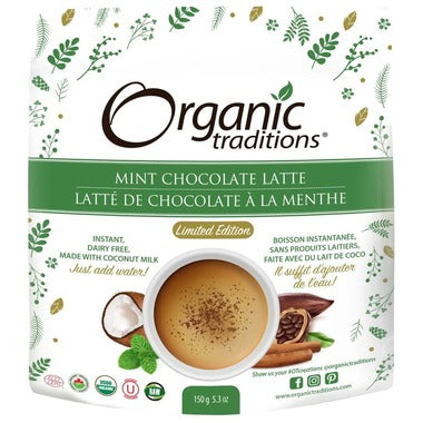 Organic Traditions Mint Chocolate Latte (150g)