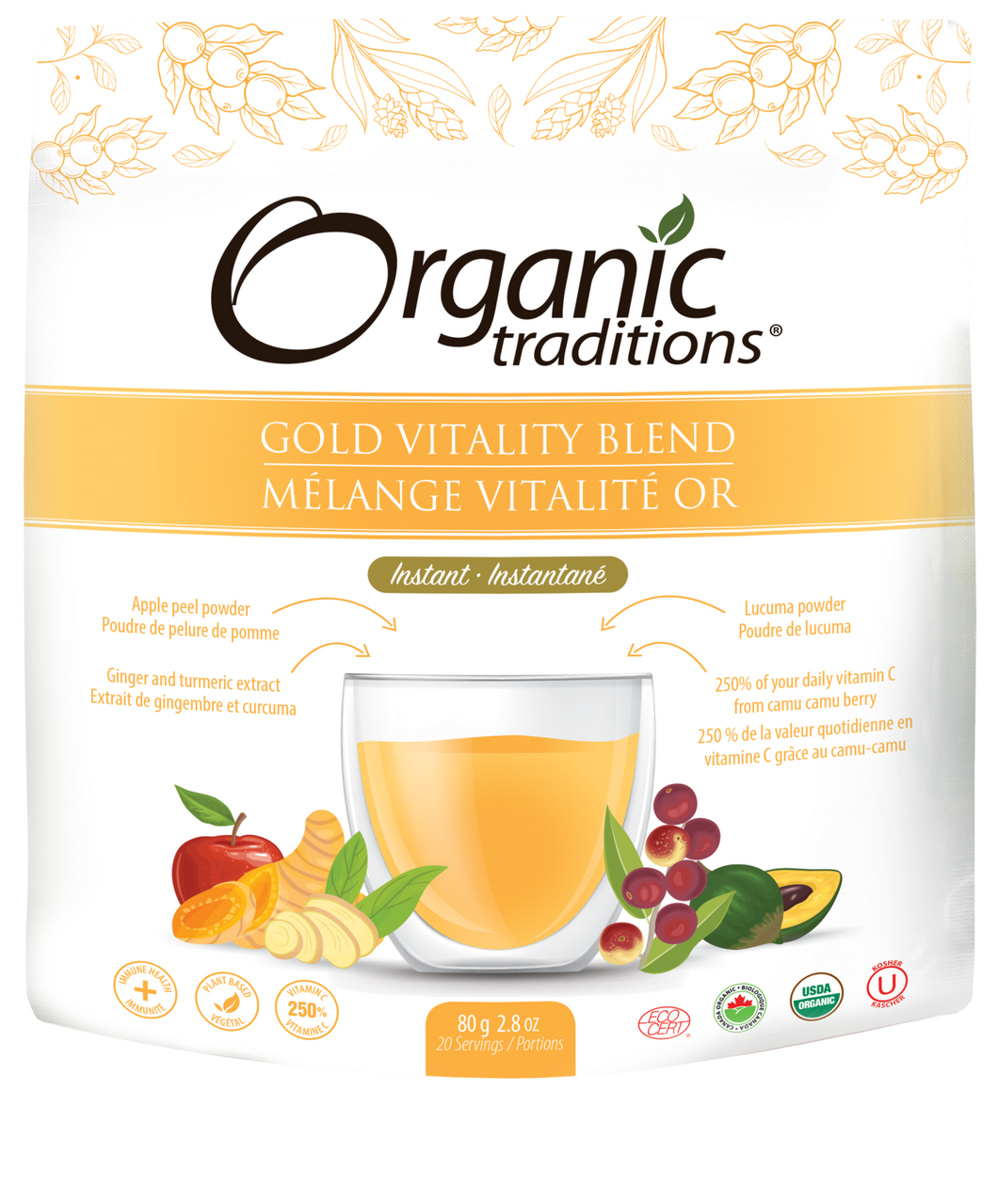 Organic Traditions Gold Vitality Blend (80g)