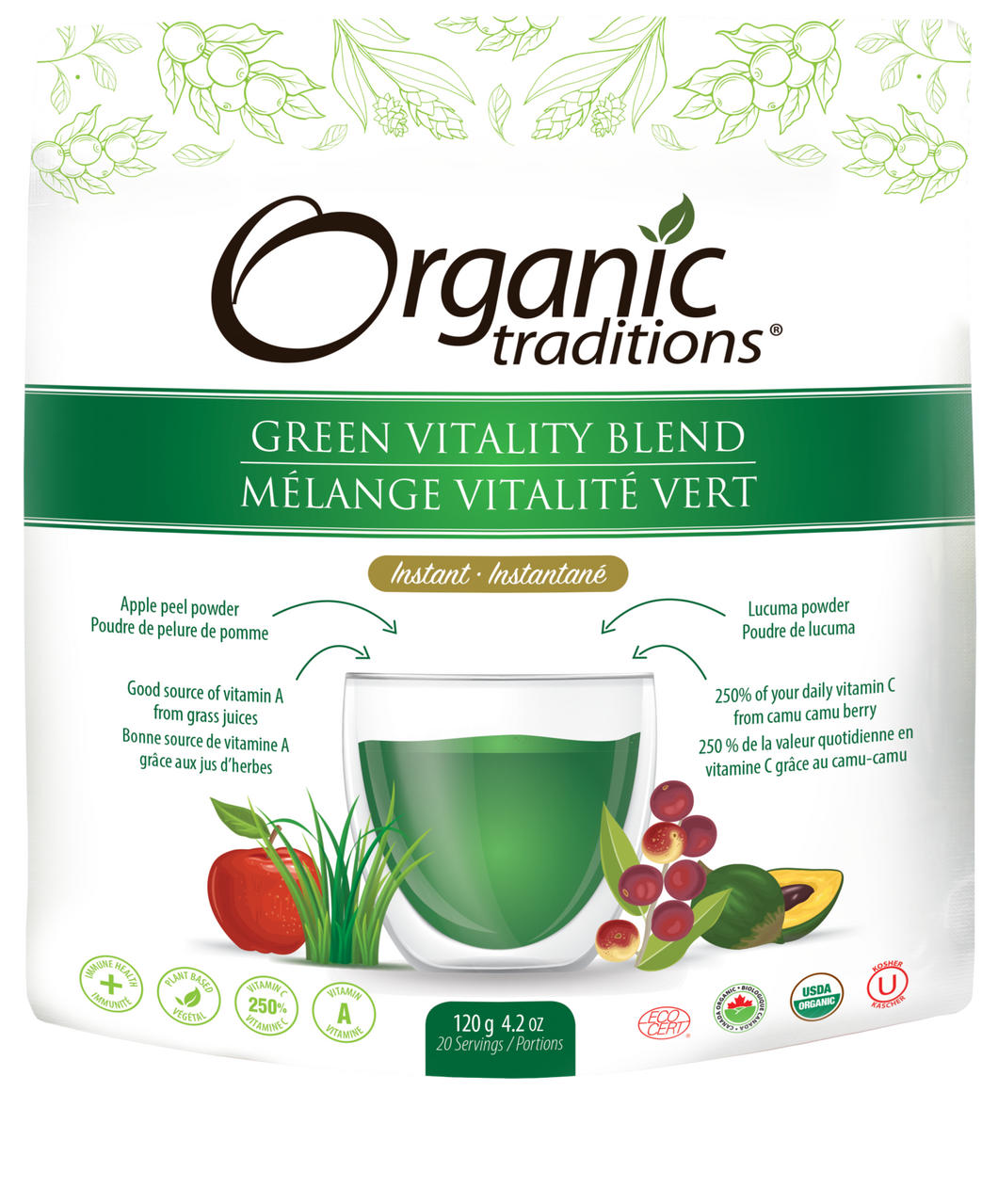 Organic Traditions Green Vitality Blend (120g)