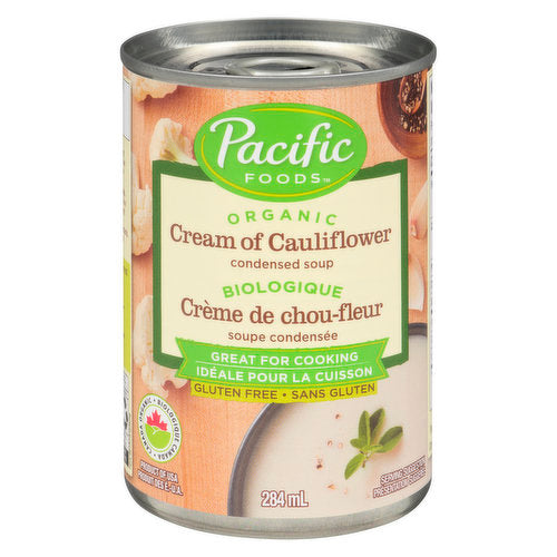 Pacific Foods Organic Cream of Cauliflower Condensed Soup (284ml)