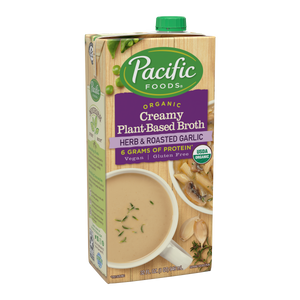 Pacific Foods Creamy Plant-Based Broth Herb & Roasted Garlic (1L)