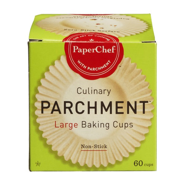 PaperChef Culinary Parchment Large Baking Cups (60)