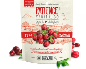 Patience Fruit & Co. Gently Sweetened Dried Cranberries (142g)