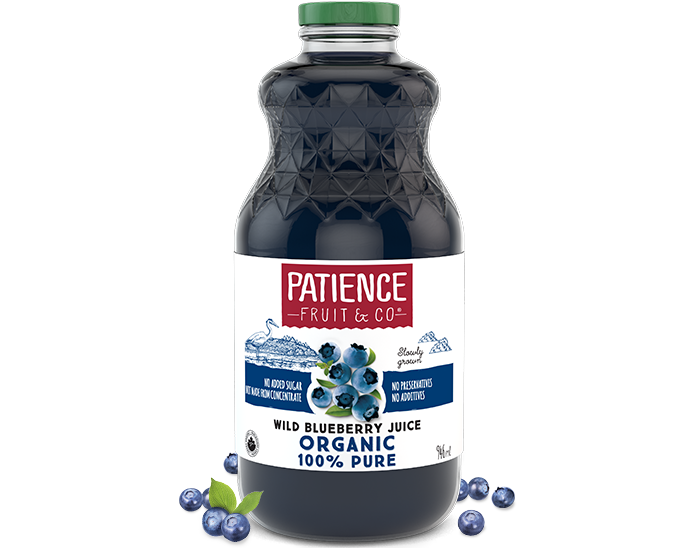 Patience Fruit & Co. Organic Wild Blueberry Juice (946ml)