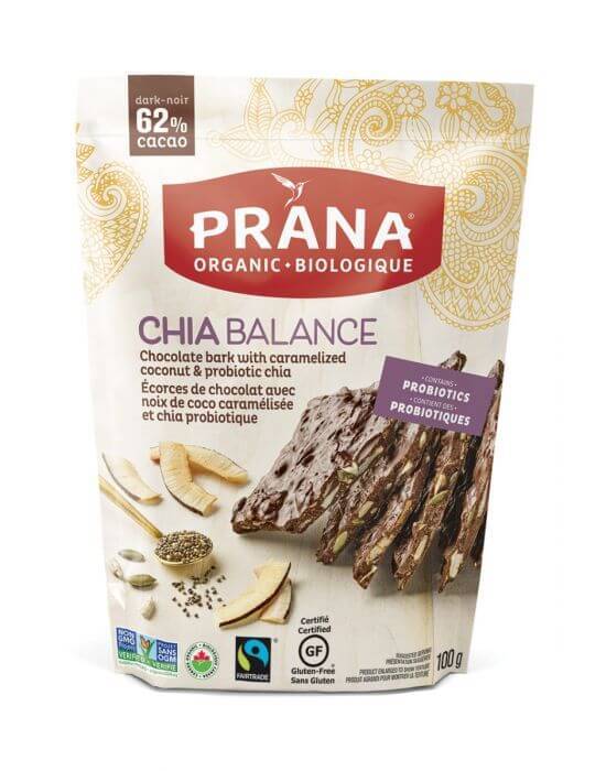 Prana Chia Balance Chocolate Bark (100g)