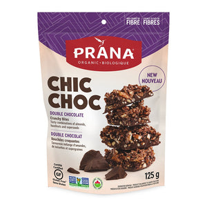 Prana Chic Choc Double Chocolate Crunchy Bites (125g)