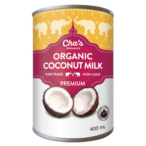 Cha's Organic Premium Coconut Milk 400ml