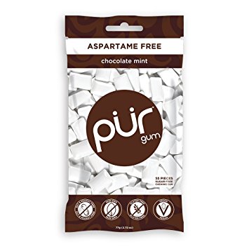 PUR Gum Chocolate Mint (55 Pieces)