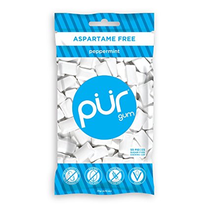 PUR Gum Peppermint (55 Pieces)
