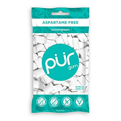 PUR Gum Wintergreen (55 Pieces)