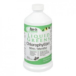 Pure-le Liquid Greens Chlorophyll Mint (450ml)