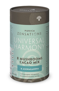 Purica Zensations Universal Harmony 8 Mushrooms Cacao Mix (150g)
