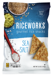 RiceWorks Sea Salt Rice Chips (155g)