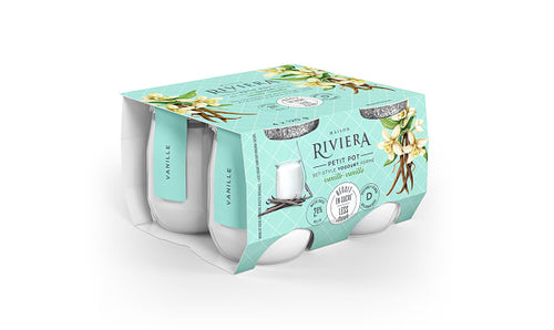 Maison Riviera Petit Pot Vanilla Yogurt (4x120g)