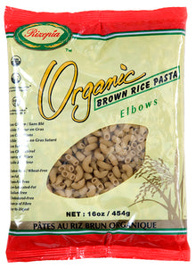 Rizopia Organic Brown Rice Pasta Elbows (454g)