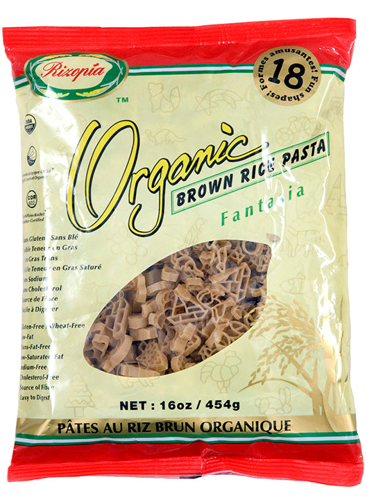 Rizopia Organic Brown Rice Pasta Fantasia (454g)