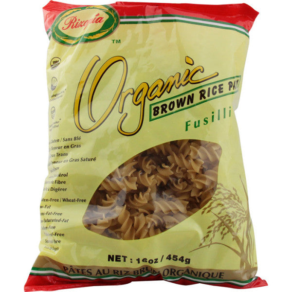 Rizopia Organic Brown Rice Pasta Fusilli (454g)