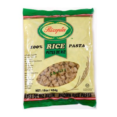 Rizopia Brown Rice Shells Pasta (454g)