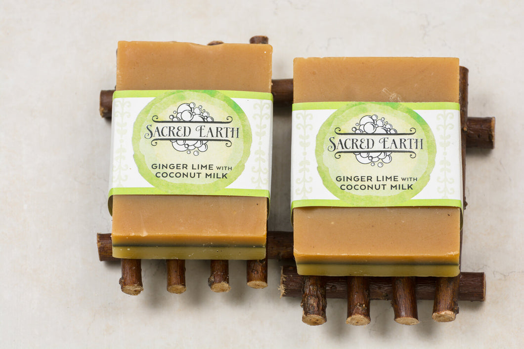 Sacred Earth Ginger Lime w/ Coconut Milk Soap