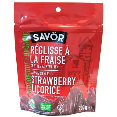 Savor Organic Strawberry Licorice (200g)