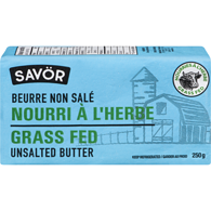 Savor Grass Fed Unsalted Butter (250g)