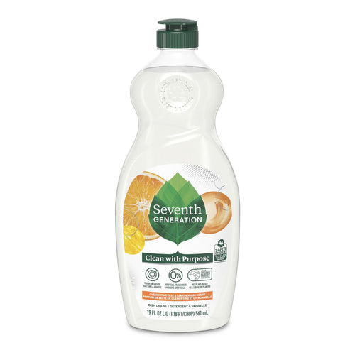 Seventh Generation Dish Liquid Clementine Zest & Lemongrass (561ml)