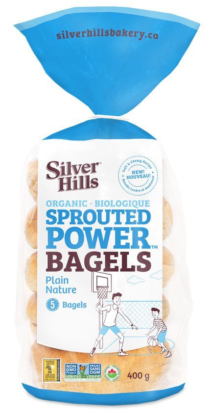 Silver Hills Sprouted Plain Bagels (5/Pack)