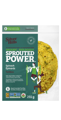 Silver Hills Organic Sprouted Spinach Tortillas (255g)