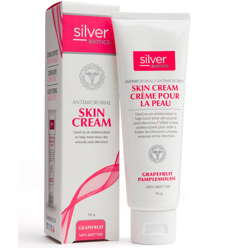 Silver Biotics Antimicrobial Skin Cream Grapefruit (96g)