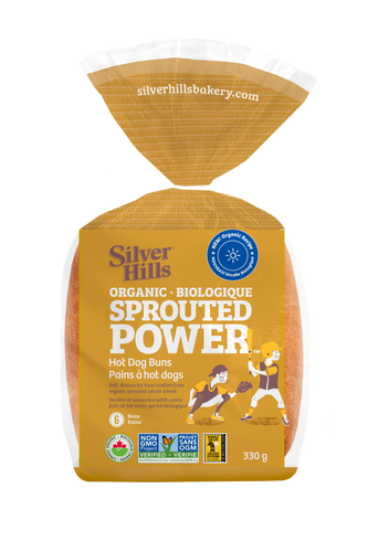 Silver Hills ORGANIC Sprouted Hot Dog Buns (6 Buns)