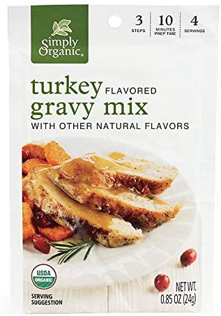 Simply Organic Turkey Gravy Mix (24g)