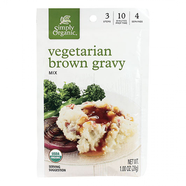 Simply Organic Vegetarian Brown Gravy Mix (28g)