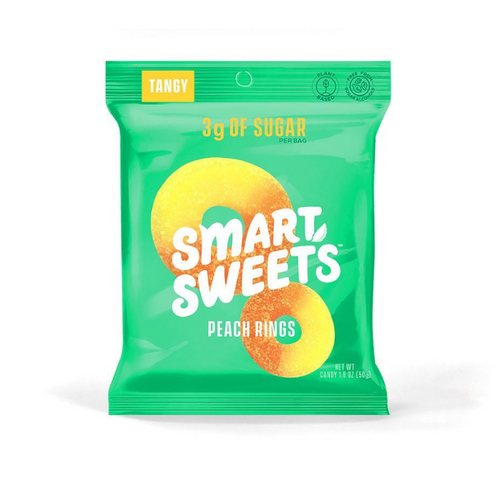 Smart Sweets Peach Rings Candy (50g)