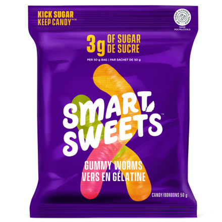 Smart Sweets Gummy Worms Candy (50g)