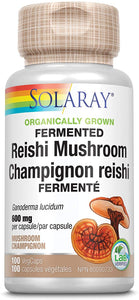 Solaray Fermented Reishi Mushroom (100 Caps)