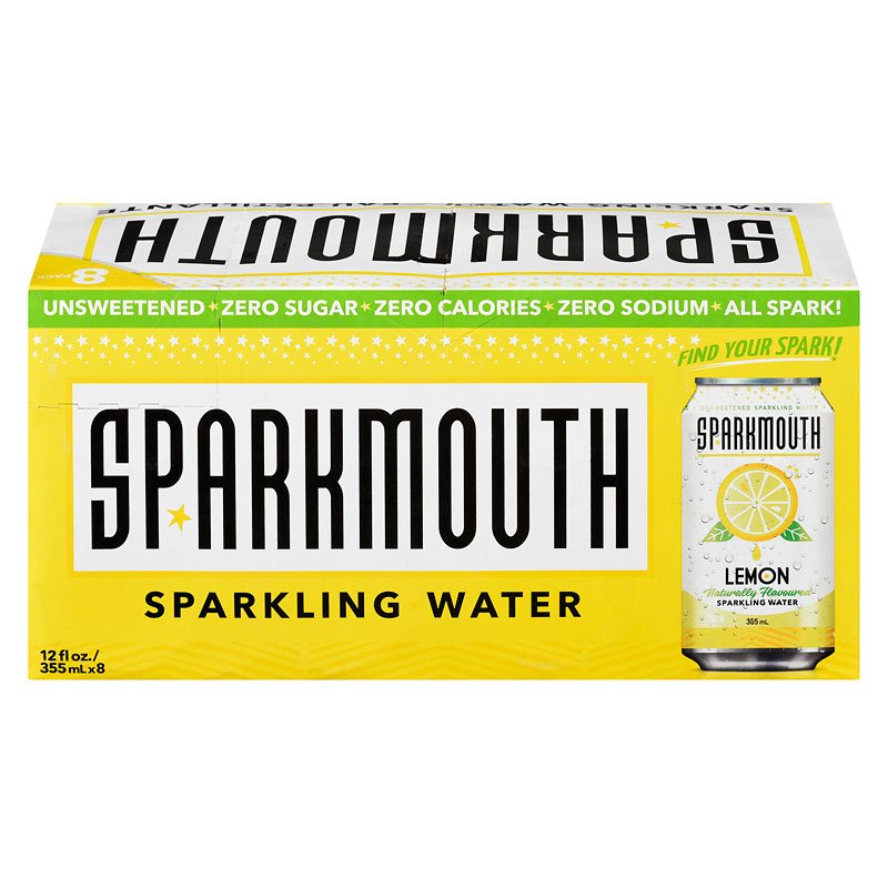 Sparkmouth Sparkling Water Lemon (8x355ml)