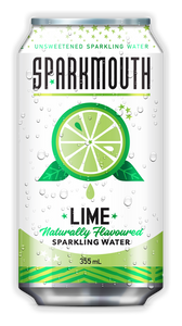 Sparkmouth Sparkling Water Lime (355ml)