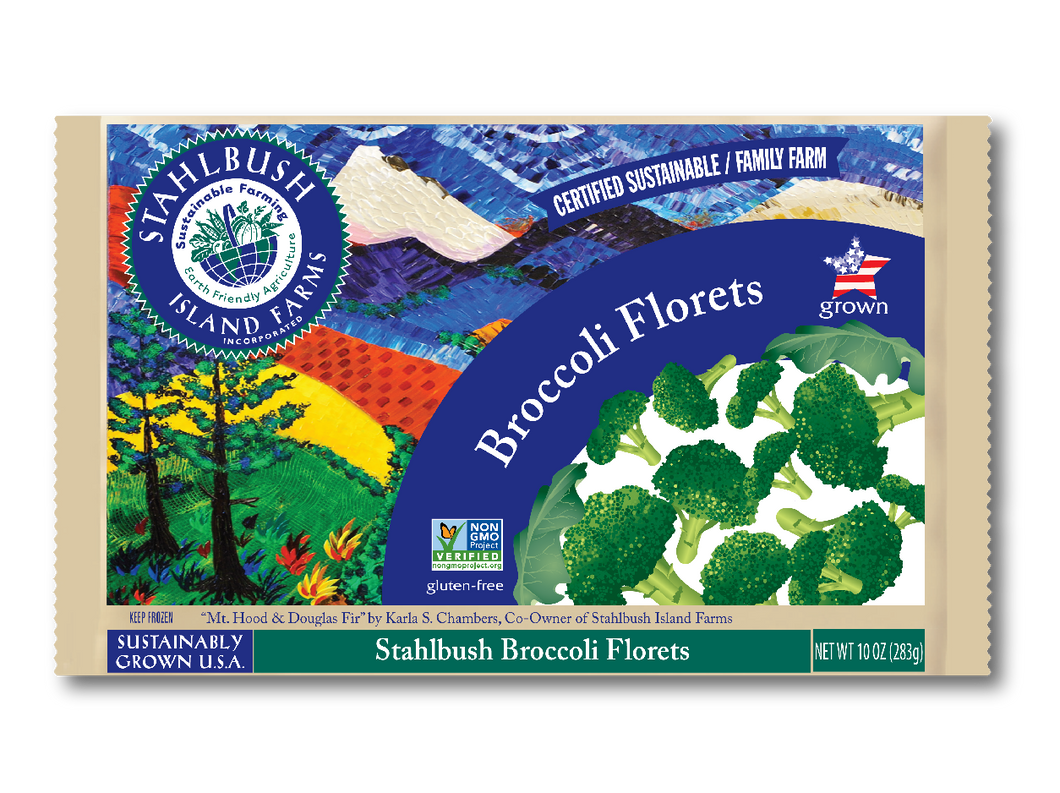 Stahlbush Frozen Broccoli Florets (298g)