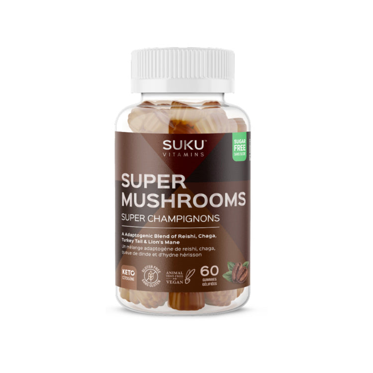 SUKU Super Mushrooms Gummies (60 gummies)