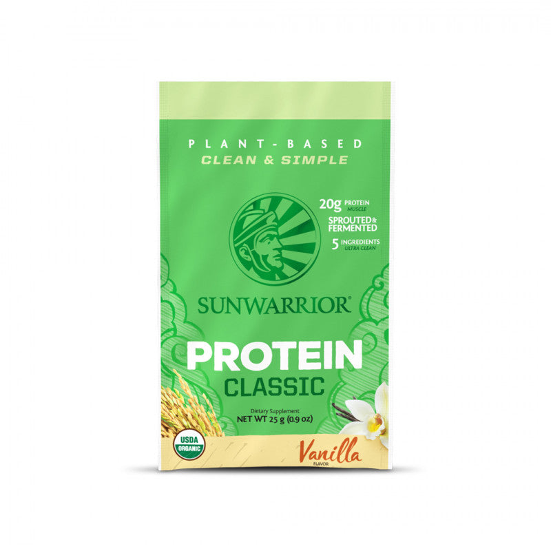 Sunwarrior Classic Vanilla Protein - SINGLE SERVE (25g)