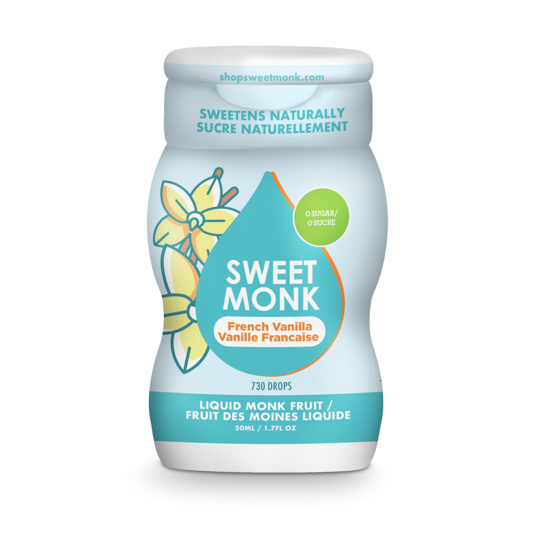 SweetMonk French Vanilla Liquid Monk Fruit (50ml)