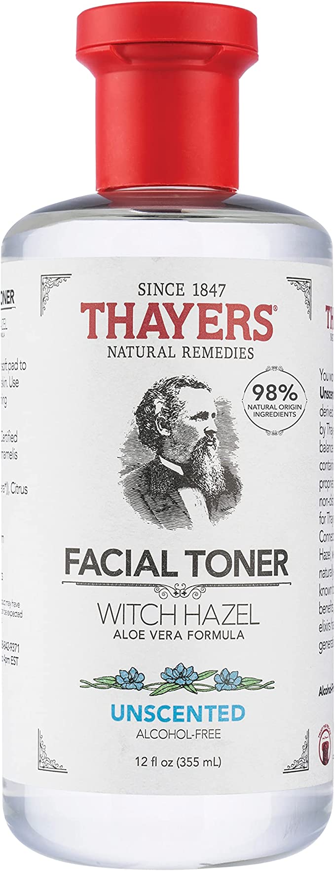 Thayers Witch Hazel Facial Toner Aloe Vera Formula - Unscented (355ml)