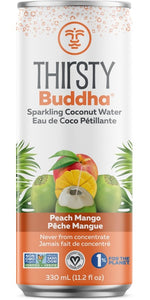 Thirsty Buddha Sparkling Coconut Water Peach Mango (330ml)