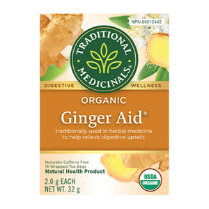 Traditional Medicinals Ginger Aid Tea (20 Tea Bags)