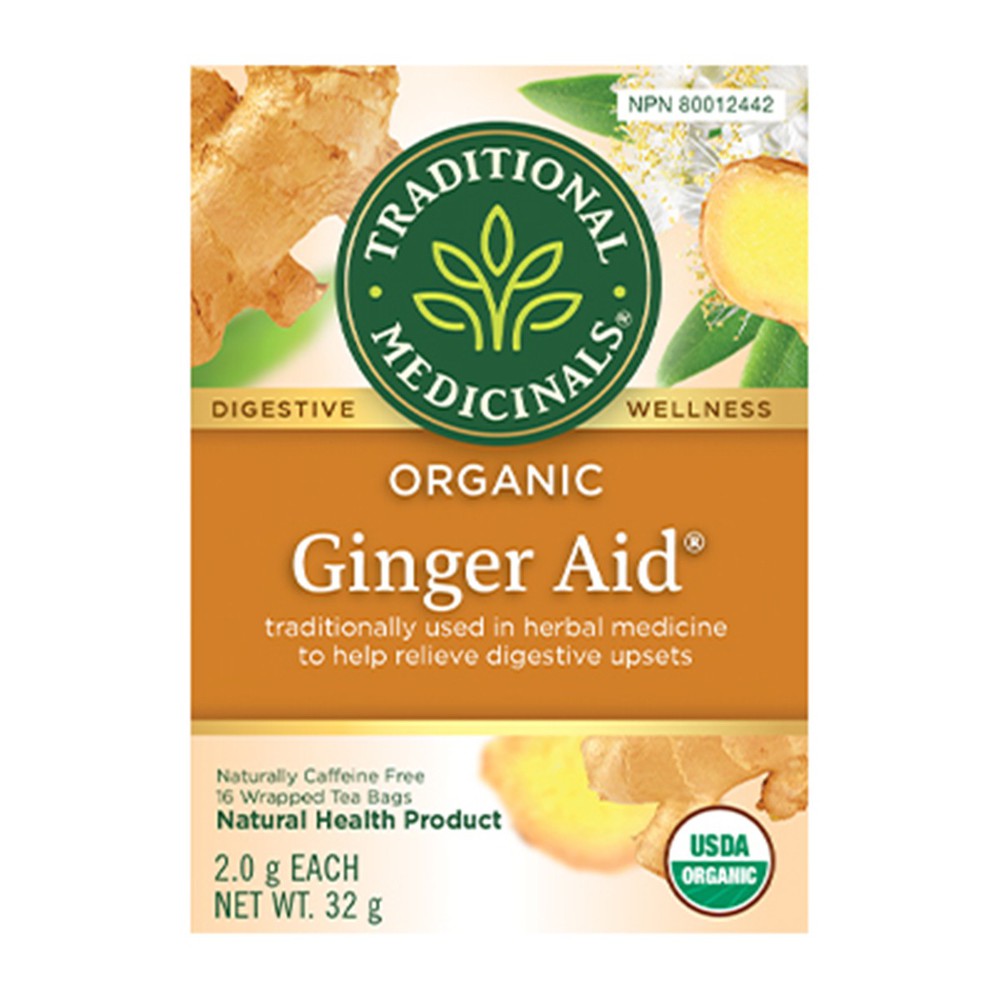 Traditional Medicinals Ginger Aid Tea (20 Tea Bags)